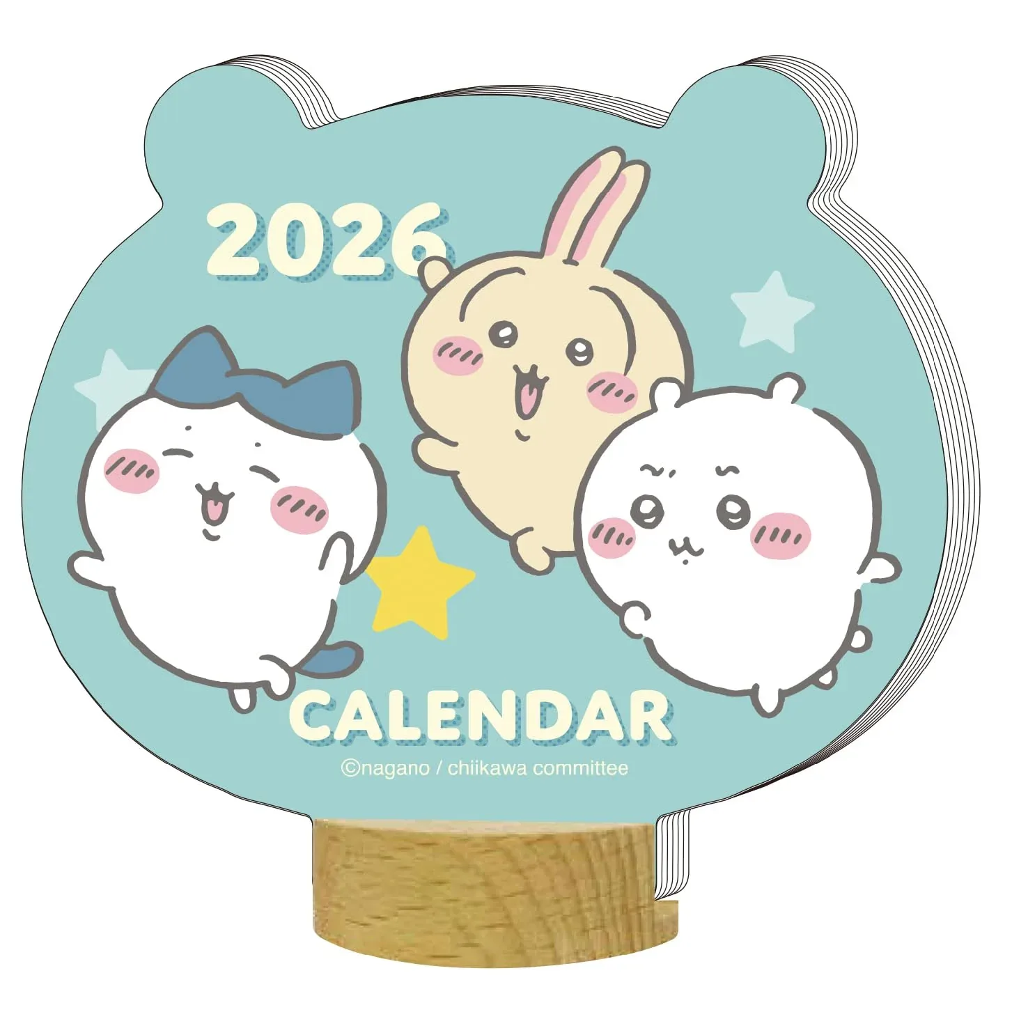 Art Print Japan 2026 Die-Cut Desk Calendar Chiikawa Theme