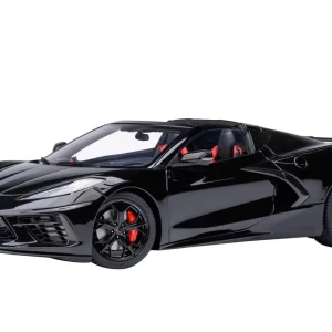 Autoart Chevrolet Corvette C8 Stingray Z51 1/18 Black Diecast Model