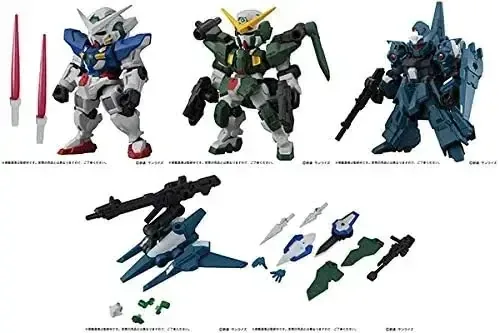 Bandai Mobile Suit Gundam Ensemble 15 Figure - 10-Piece PVC ABS Set