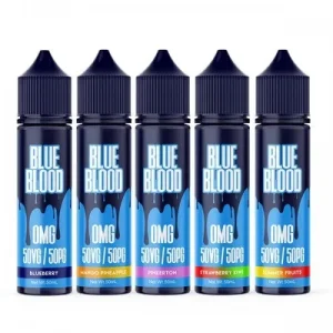 Blue Blood E Liquid 50ml 50/50 VG/PG – Smooth All-Day Vape Juice