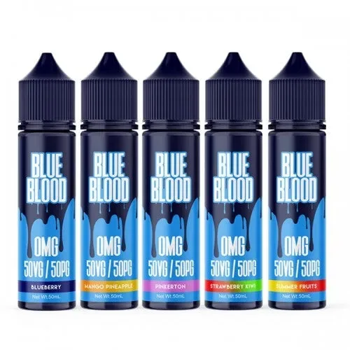 Blue Blood E Liquid 50ml 50/50 VG/PG – Smooth All-Day Vape Juice