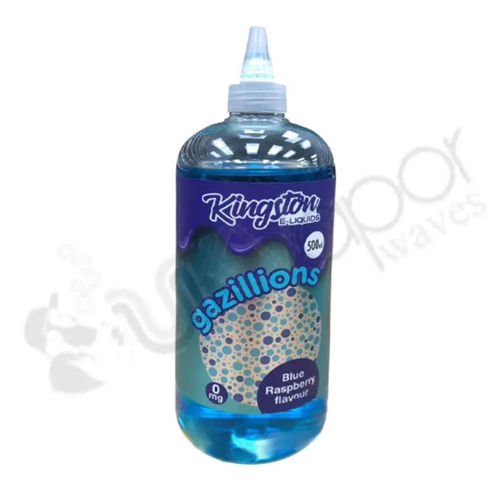 Blue Raspberry Gazillions 500ml E-Liquid by Kingston