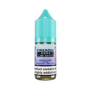Blue Razz Gummy Nic Salt by Elux Firerose 5000