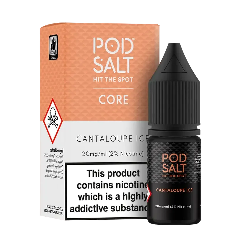 Cantaloupe Ice Nic Salt E-Liquid by Pod Salt