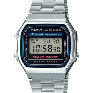 Casio Collection A168 Silver Men's Watch - Classic Stainless Steel Design