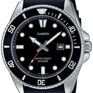 Casio Men's Black Watch MDV-107-1A1Jf - Online Exclusive Model