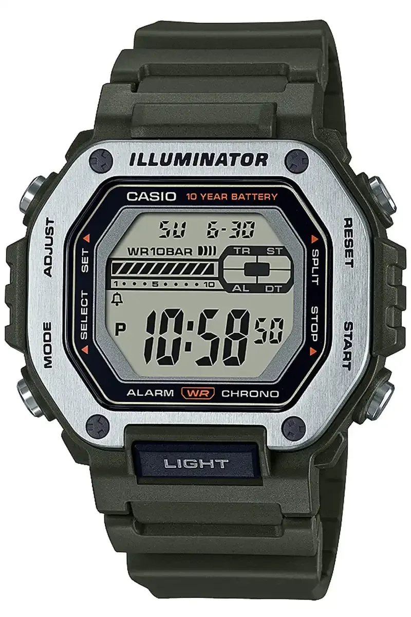 Casio Men's Khaki Wristwatch Mwd-110H-1Ajf - Genuine Product