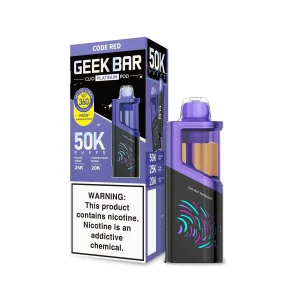 Code Red - Geek Bar Clio Platinum 50k Disposable Vape Pod
