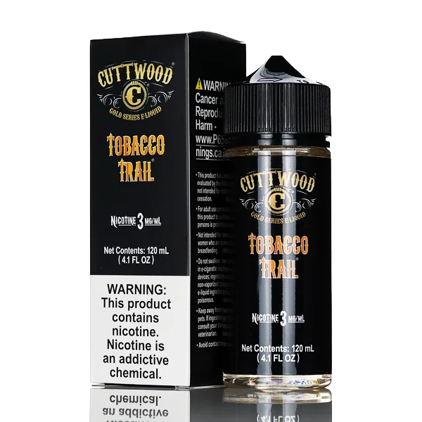 Cuttwood Classic E-Liquid – Tobacco Trail – 120mL