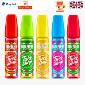 Dinner Lady 100% Genuine E-Liquid Vape Juice – Premium Flavour Vaping Experience