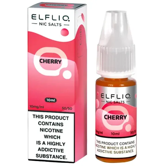 ELFLIQ ELF BAR Cherry 10ml Nic Salts E-liquids -£15.89