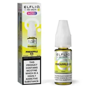 ELFLIQ ELF BAR Pineapple Ice 10ml Nic Salts E-liquids -£15.89