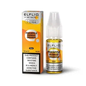 ELFLIQ ELF BAR Pineapple Mango Orange 10ml Nic Salts E-liquids -£15.89