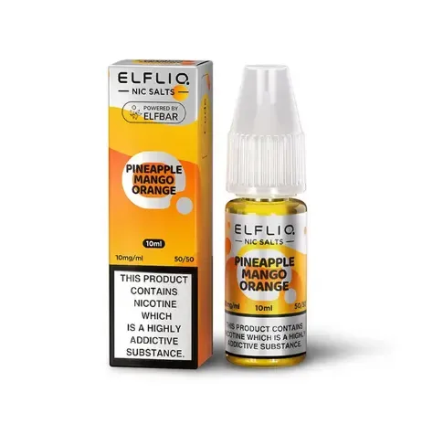 ELFLIQ ELF BAR Pineapple Mango Orange 10ml Nic Salts E-liquids -£15.89
