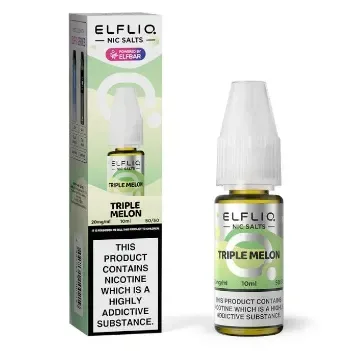 ELFLIQ ELF BAR Triple Melon 10ml Nic Salts E-liquids -£15.89