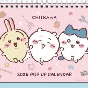 Ensky Chiikawa 2026 Pop-Up Desk Calendar 14x20cm CL-074