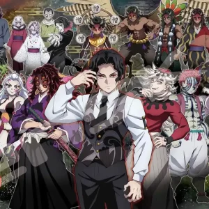 Ensky Demon Slayer 500 Piece Jigsaw Puzzle Kibutsuji Muzan & Twelve Kizuki