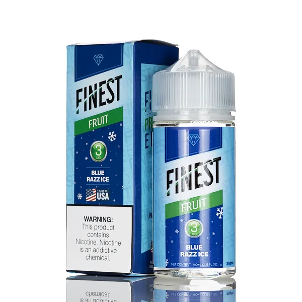 Finest E-Liquid – Fruit Edition – Blue Razz Ice – 100mL - Image 2