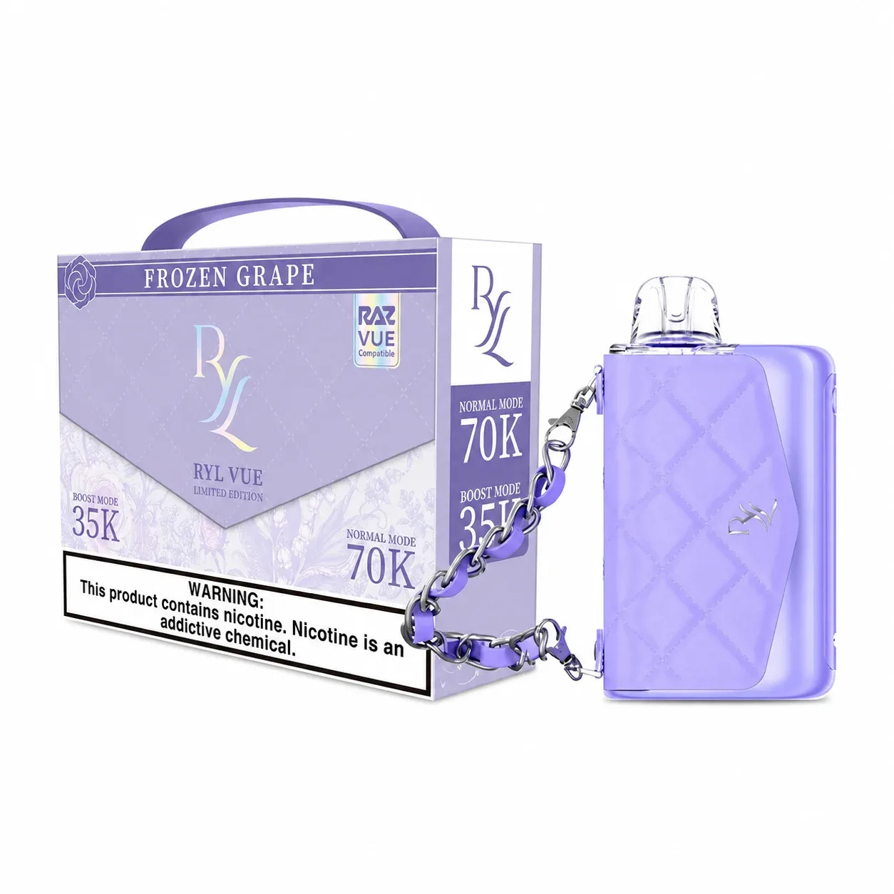 Frozen Grape - RAZ x RYL Vue 70k Disposable Vape Kit