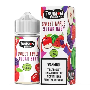 Fruision Eliquid 100mL – Sweet Apple Sugar Baby –