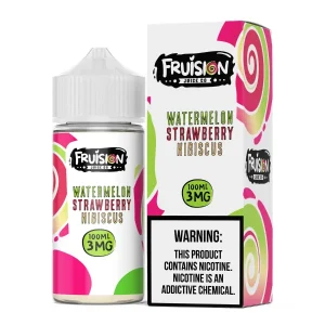 Fruision Eliquid 100mL – Watermelon Strawberry Hibiscus –