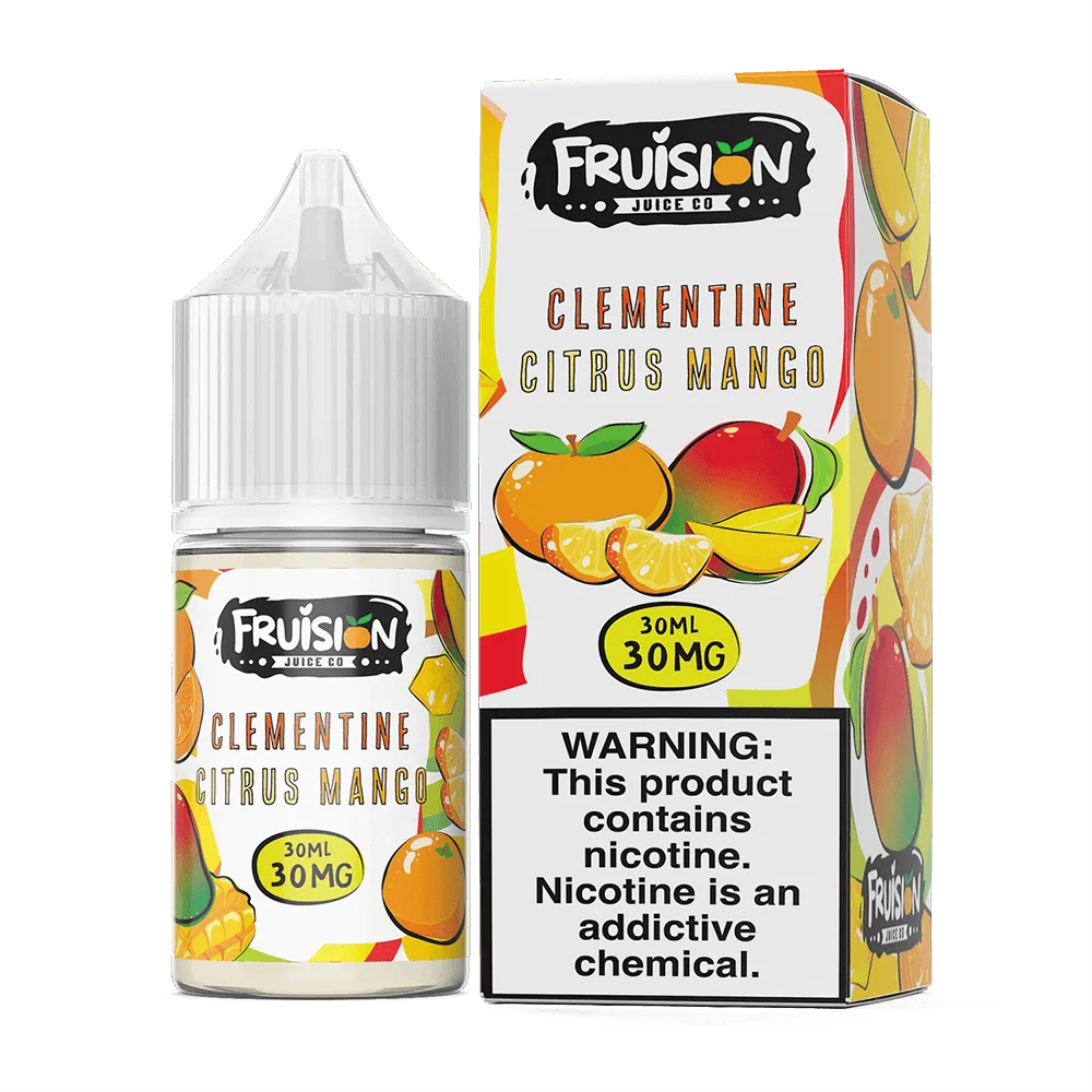 Fruision Salt Nic 30mL – Clementine Citrus Mango –