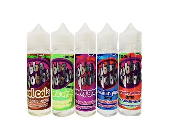 HUBBA VUBBA E LIQUIDS 100ML