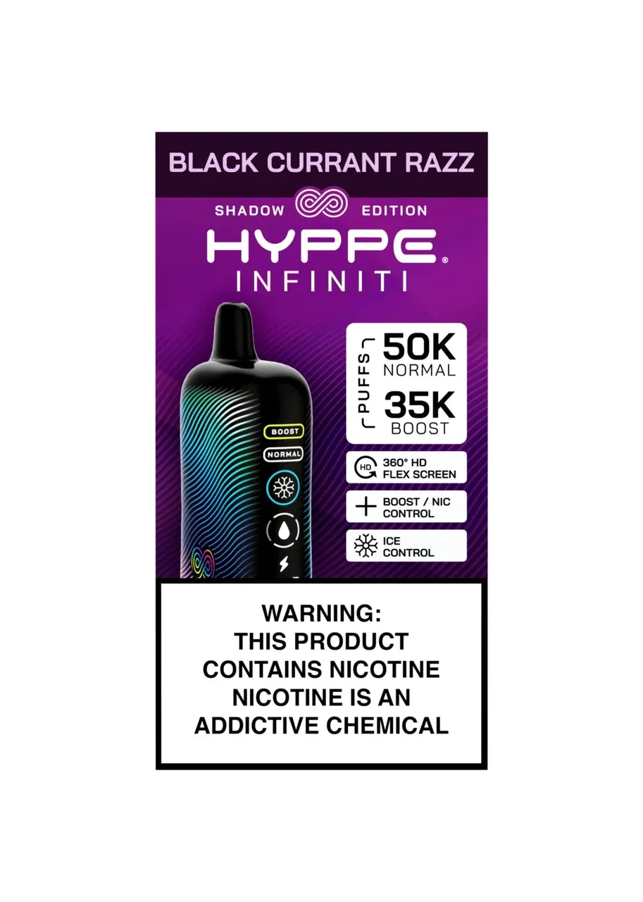 Hyppe Infiniti 50K: Black Currant Razz
