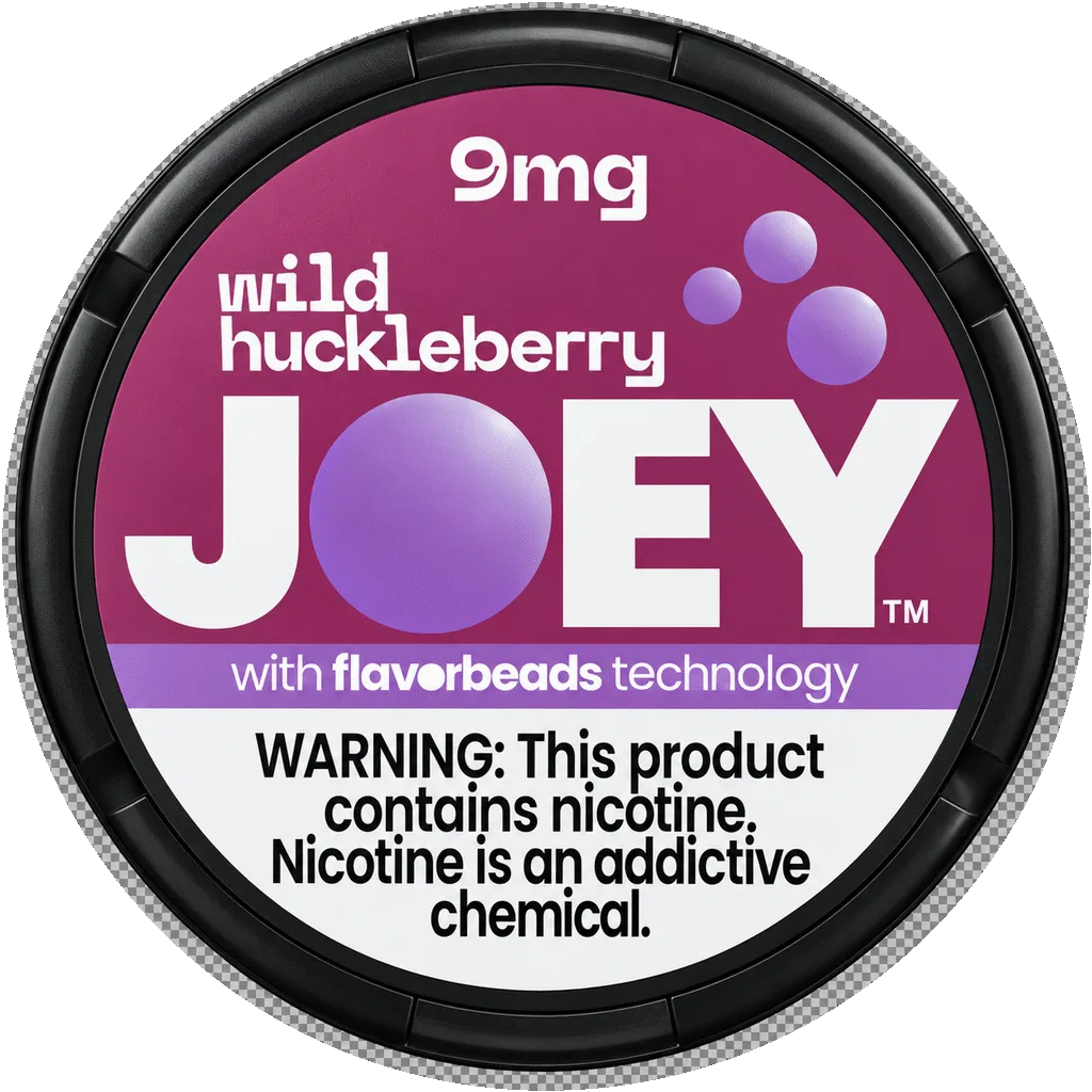 Joey Wild Huckleberry Nicotine Pouches – 9mg (5-Pack)