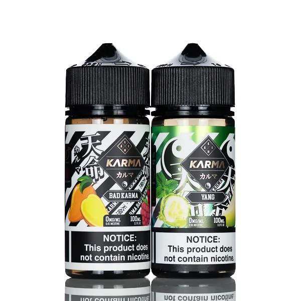 Karma E-Liquid – No Nicotine Vape Juice – 100mL