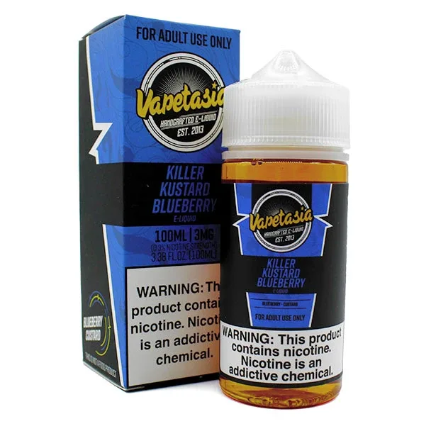 Killer Kustard Blueberry - 3mg - Vapetasia - 100mL