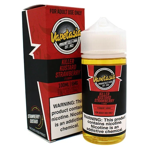 Killer Kustard Strawberry - 6mg - Vapetasia - 100mL