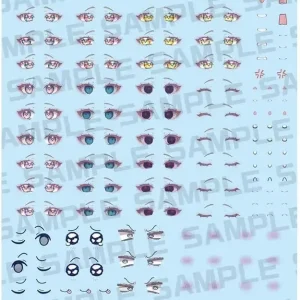 Kotobukiya Megami Device Eye Decal Set for Model Customization