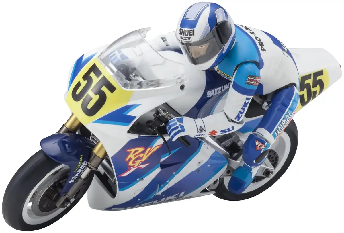 Kyosho 1/8 Electric RC Bike Hang-On Racer Suzuki RGV-Gam 1992 Kit