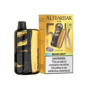 Miami Mint - Alibarbar Swirl 50k Disposable Vape