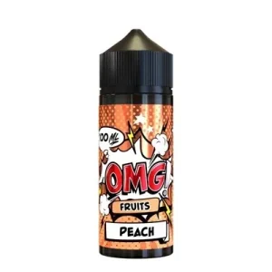 PEACH 100ML E LIQUID OMG FRUITS PGVG 50/50
