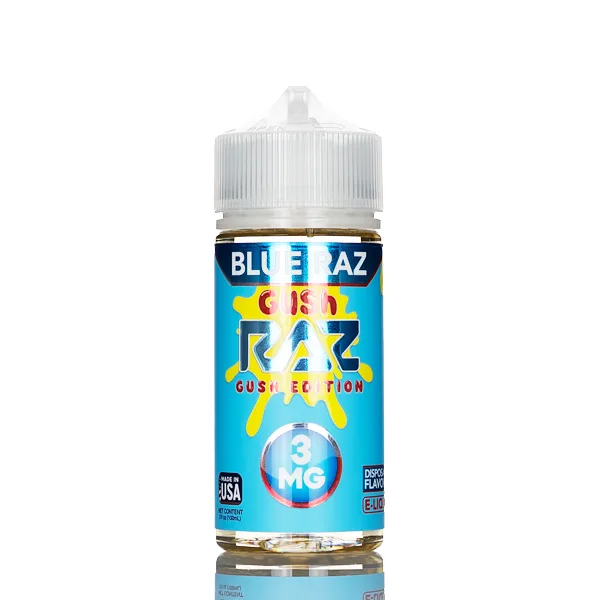 Pod Juice X RAZ E-Liquid – Blue Razz Gush – 100mL - Image 2