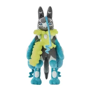 Pokemon Mega Lucario Z Plush Stuffed Figure with Soft Appearance