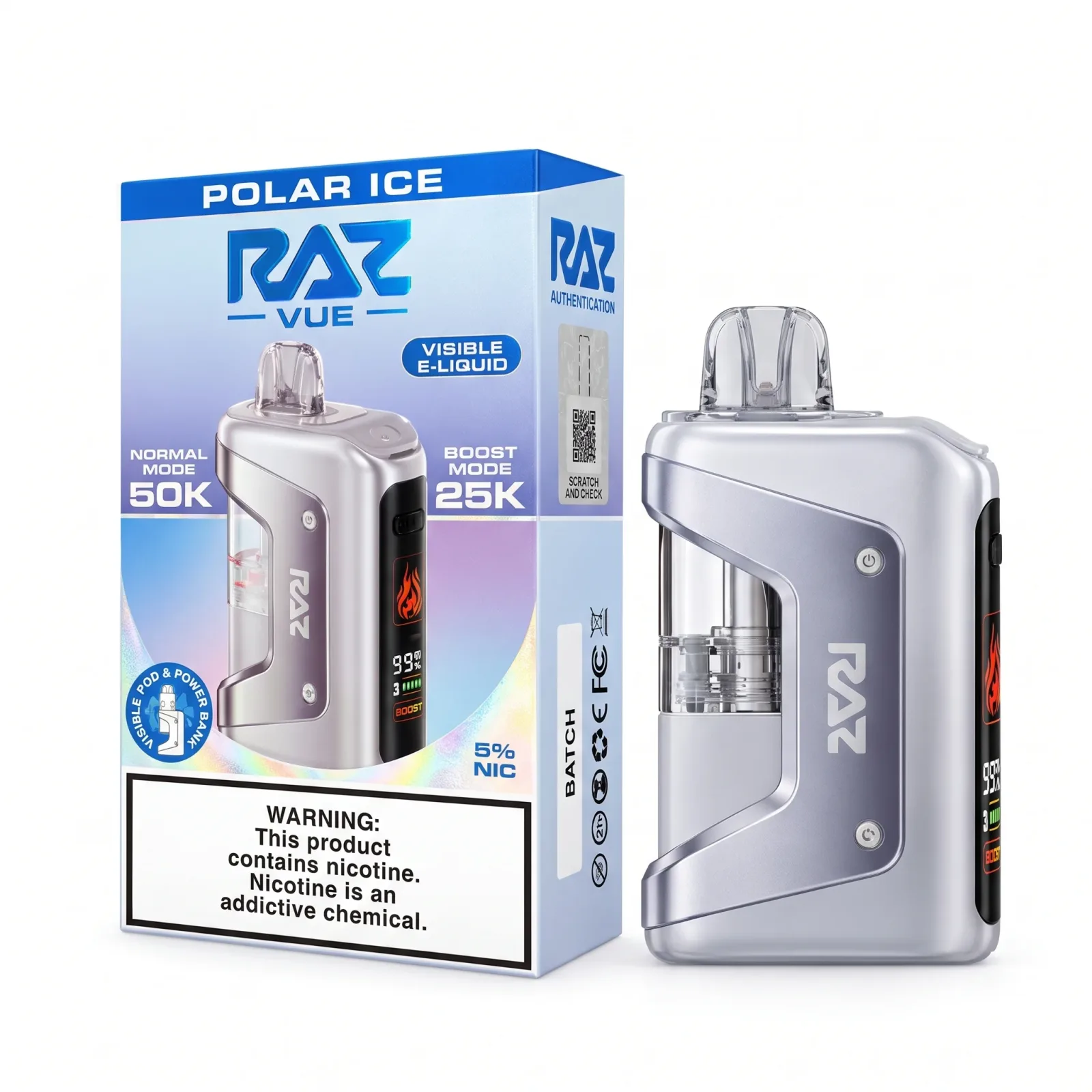 Polar Ice - RAZ Vue 50K Disposable Vape Kit