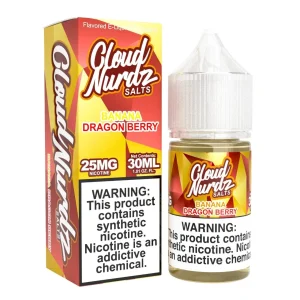 Cloud Nurdz Synthetic Salts Banana Dragon Berry Nic Salt Vape Juice 30ml - 25MG