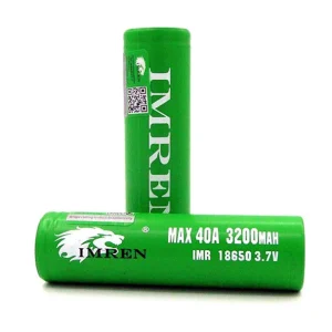 Imren 3200 mAh (40A) 18650 Battery Single (Green)