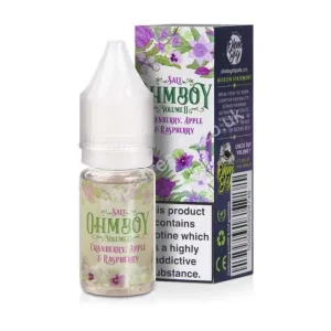 Cranberry, Apple & Raspberry Nicotine Salt E-Liquid By Ohm Boy Volume II