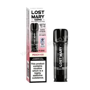 Lost Mary Tappo Peach Ice Prefilled Pods