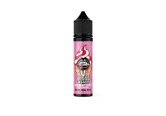RASPBERRY RIPPLE ICE CREAM (DESSERT) 50ML E LIQUID V BLOOD