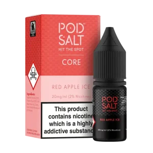 Red Apple Ice Nic Salt E-Liquid by Pod Salt