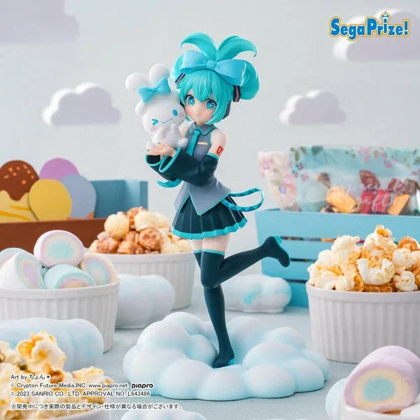 Sega Piapro Characters Hatsune Miku X Cinnamoroll Luminasta Figure