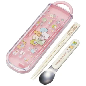 Skater Sumikko Gurashi Antibacterial Chopsticks Spoon Set