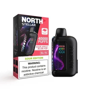 Sour Apple Blow Pop - North Stellar 40k Disposable Vape