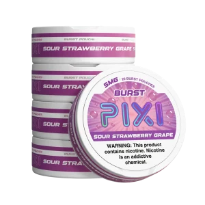 Sour Strawberry Grape Pixi Burst Nicotine Pouches