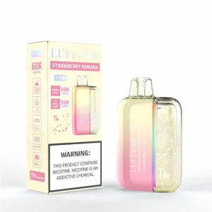 Strawberry Banana - Luffbar Cue 60k Disposable Vape